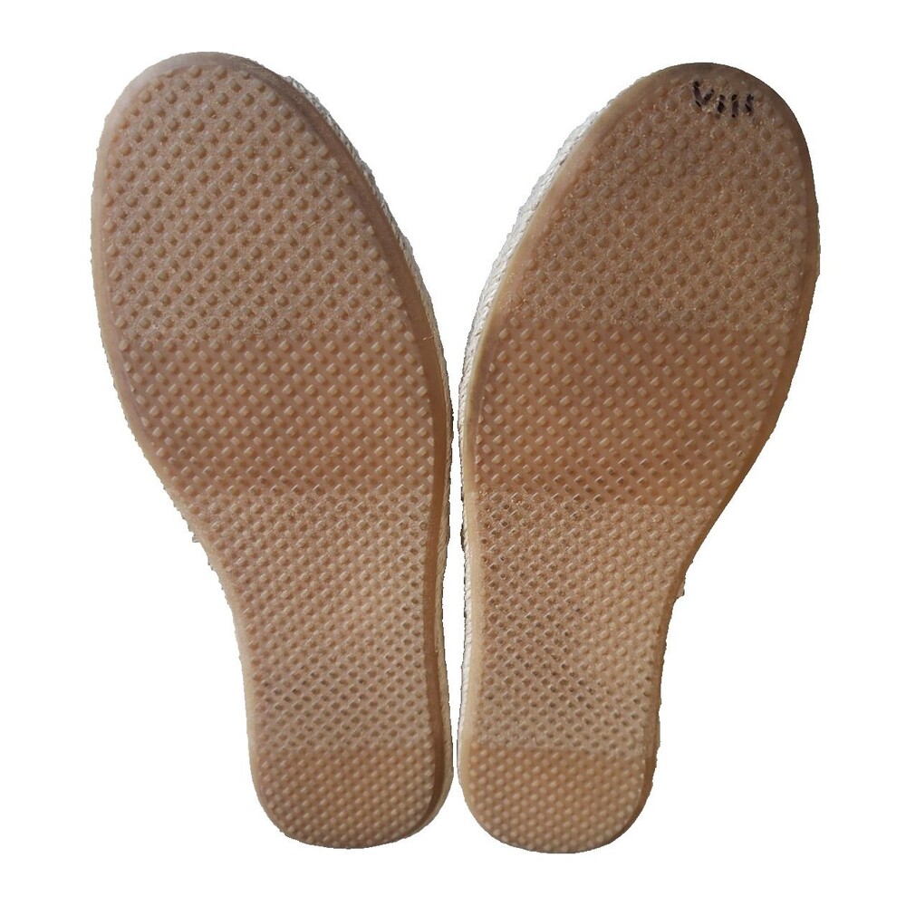 TOMS Alpargata Rope Natural Global Jacquard Espradille Flat Blue Yellow Size 9 - Picture 11 of 11
